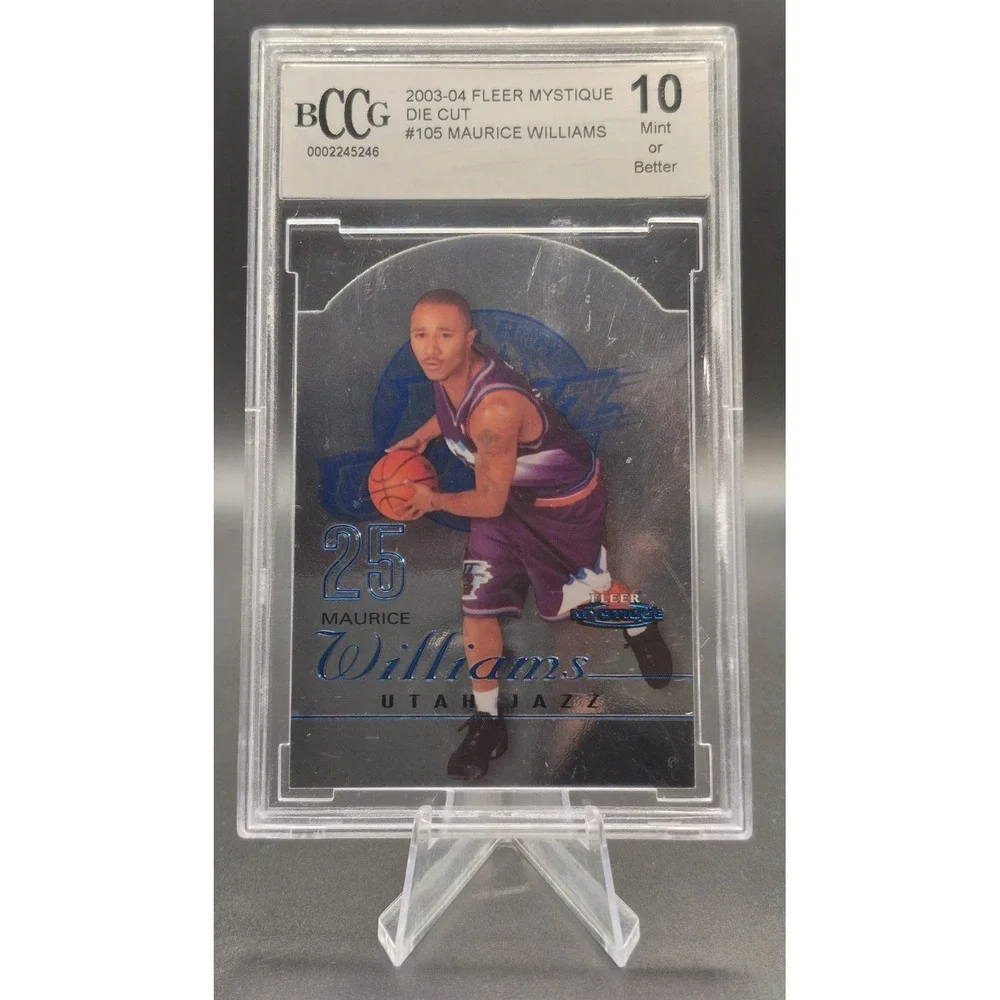 2003 Fleer Maurice Williams 105 Mystique Die Cut /600 BCCG 10 Jazz